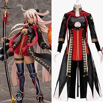 Amazon.co.jp: fgo 沖田総司 オルタ 衣装 コート ワンピ ース